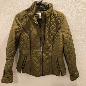 Olive Puffy Jacket